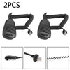 2PCS Handheld Speaker Mic Microphone For YAESU FT817 FT857 FT891 FT991 FT450