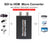 1 port to 2 SDI to HDMI + SDI Mini HD Video Switcher Micro Audio Converter Black