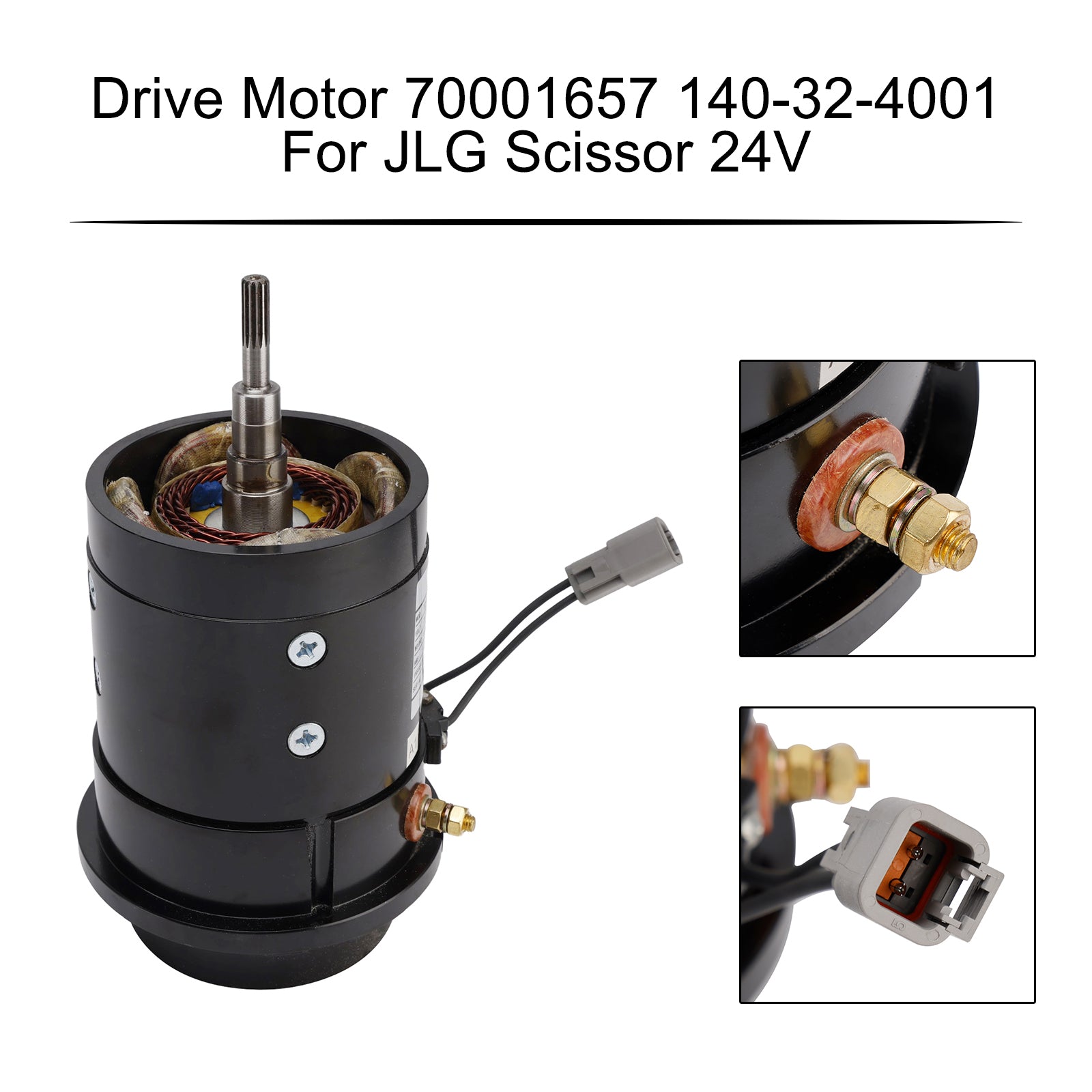 70001657 24V Drive Motor For JLG Scissor Lift 2030ES 2630ES 2646ES 140-32-4009