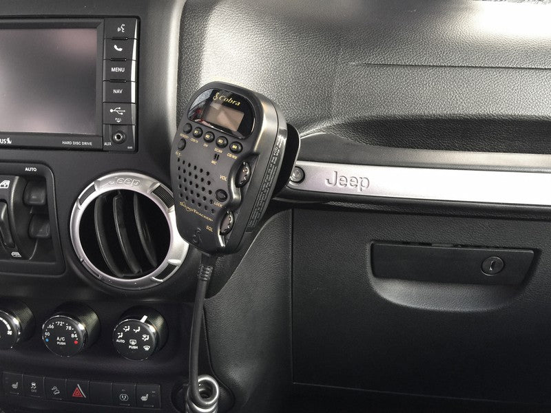 CB Radio Mic Mount Holder for Wrangler JK Models 2011-Present