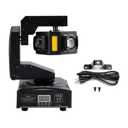 6 LED Moving Head Light – 3-Axis Beam DMX Stage Spot for DJ, Disco, Party & Show Lighting