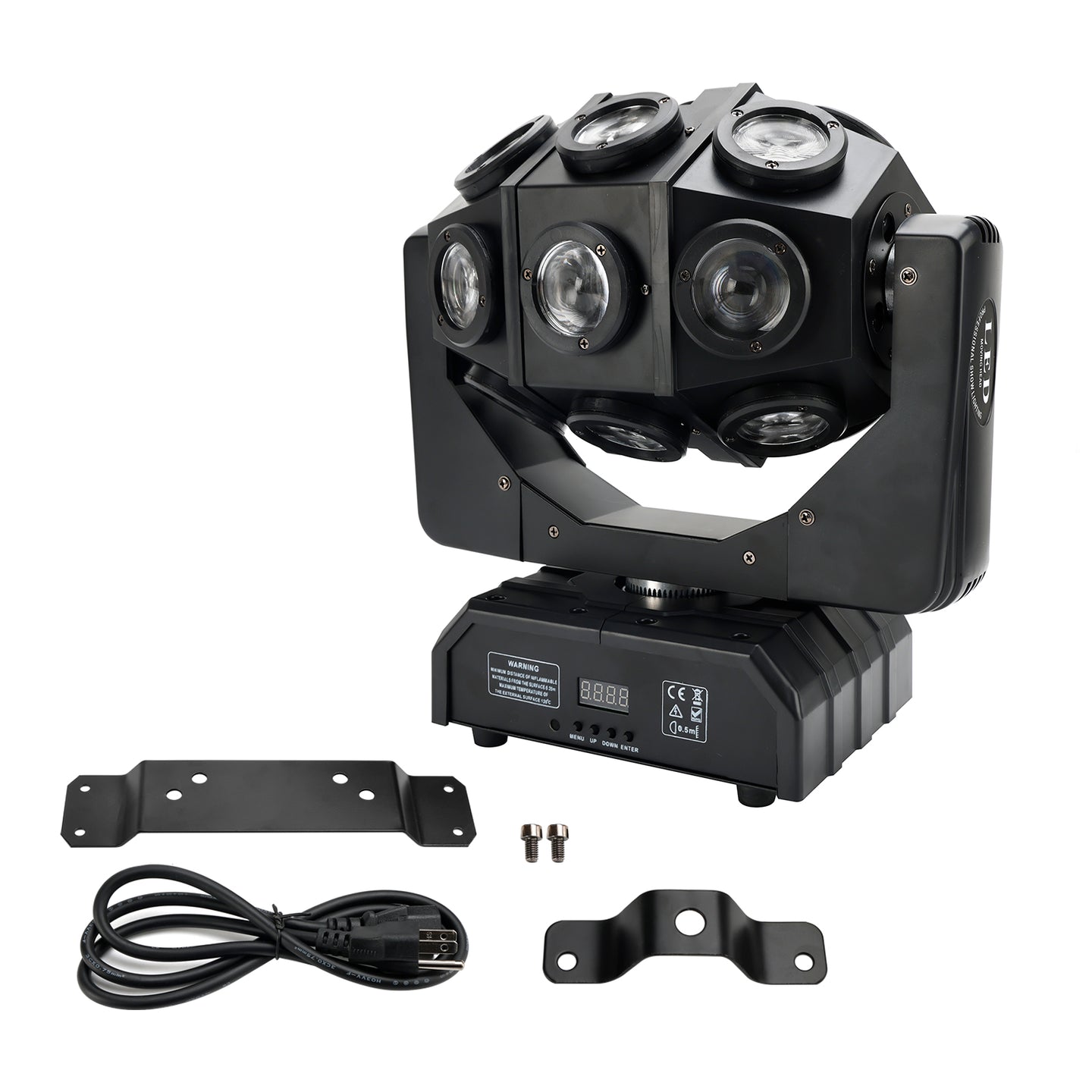 180W RGBW LED Moving Head Stage Light – 18 Beam Rotating DMX DJ Disco Party Effect