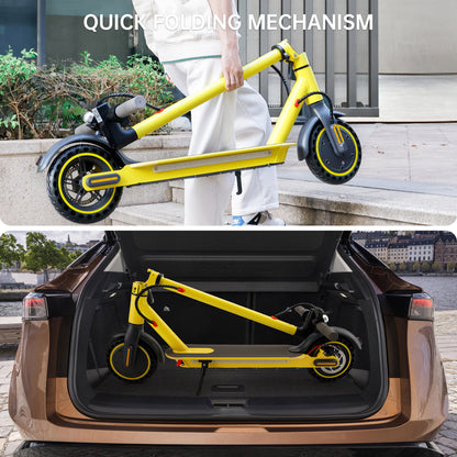 8.5" Folding Electric Scooter With app 350W 35KM Range 30km/h City Commute Yellow (Copy)