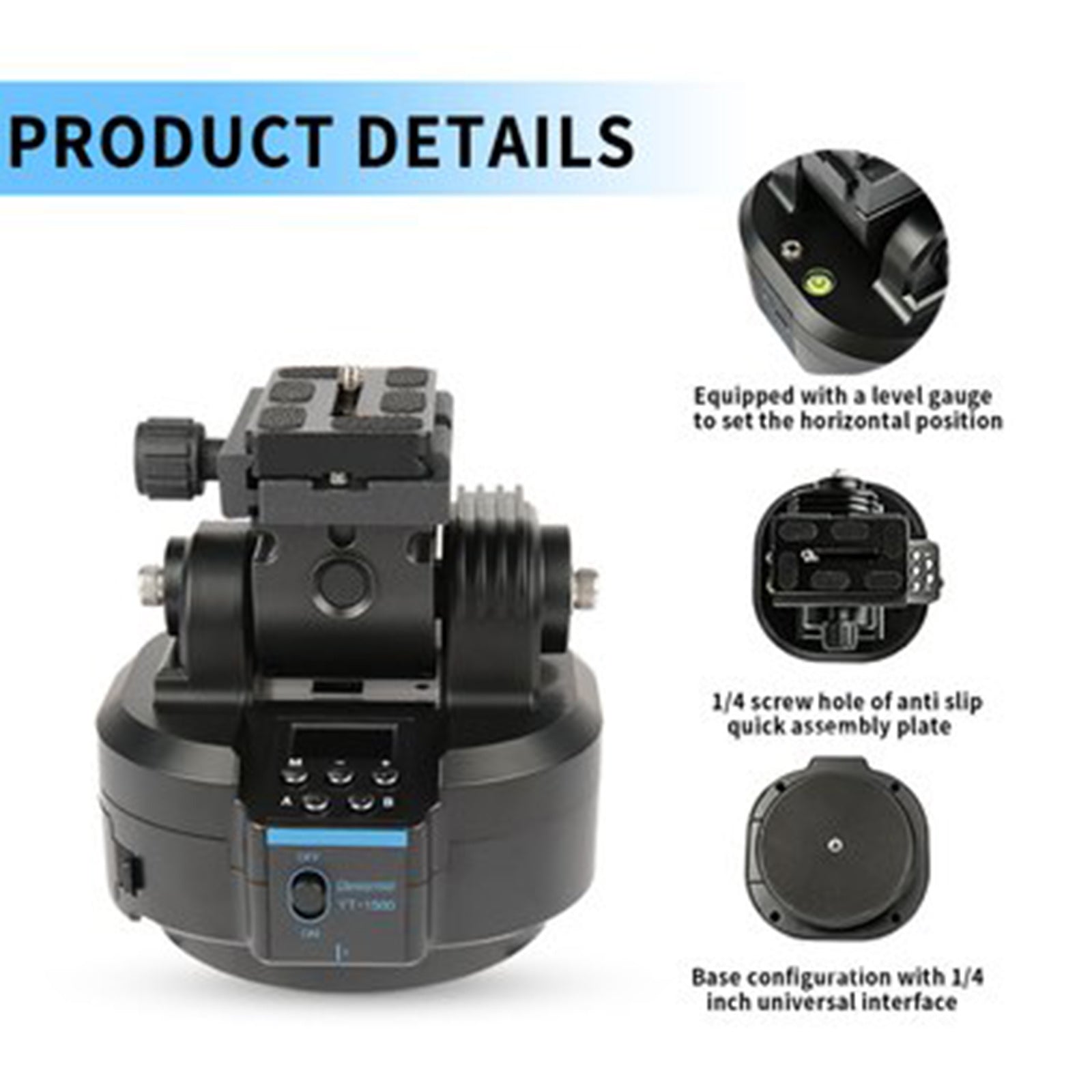 YT-1500 Camera Electric Cloud Platform Mobile Camera Live Artifact Stabilizer (Copy)