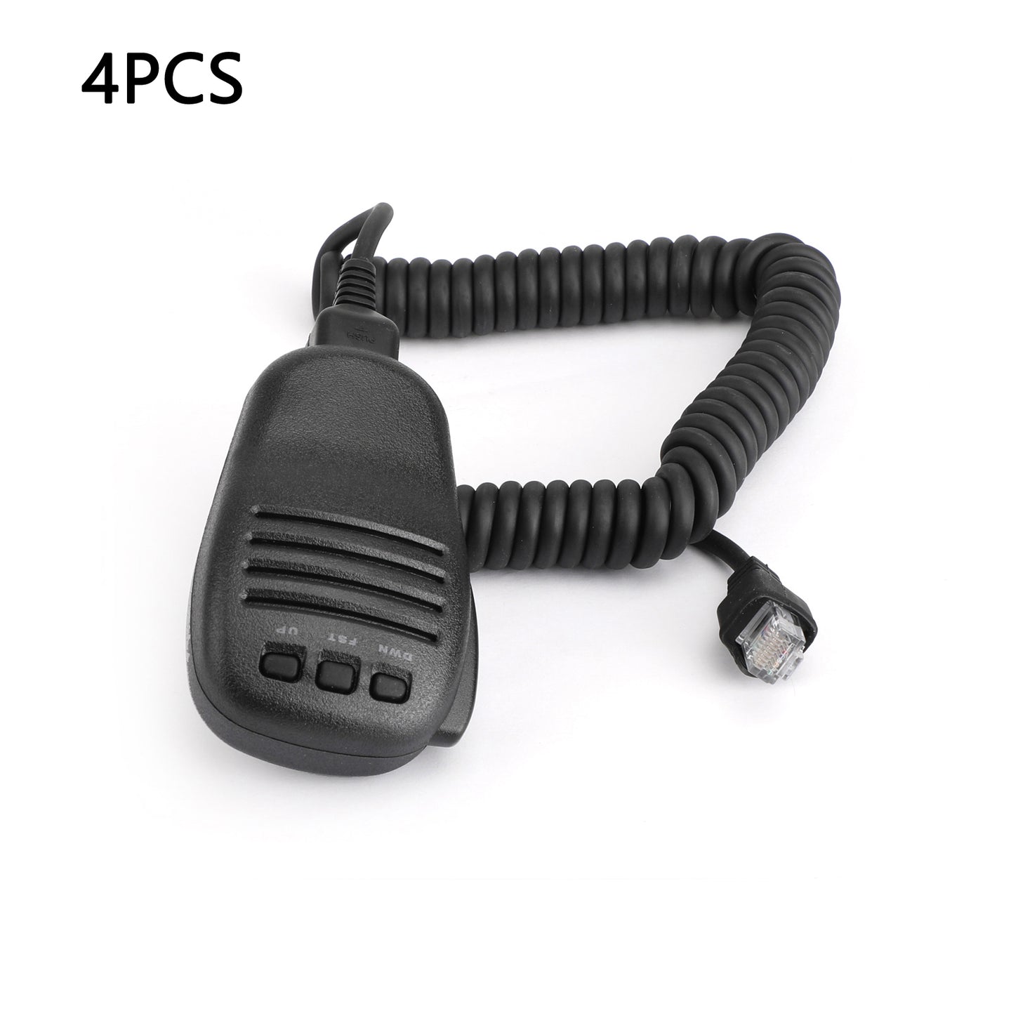 4PCS Handheld Speaker Mic Microphone For YAESU FT817 FT857 FT891 FT991 FT450