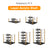 Raspberry Pi 5 Multi-Layer Acrylic Shell Transparent Protective Case Cooling Fan