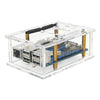 Orange Pi 4A Acrylic Case Orange Pi Transparent Protective Box with Cooling Fan