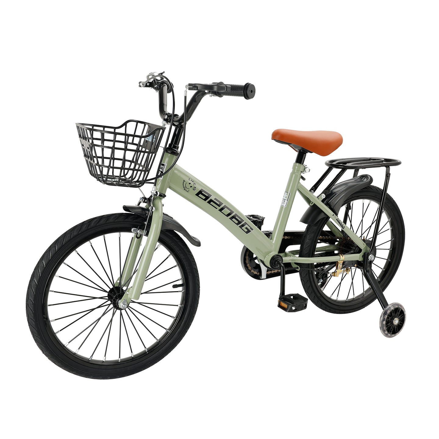 BMX Child Bike with auxiliary wheels