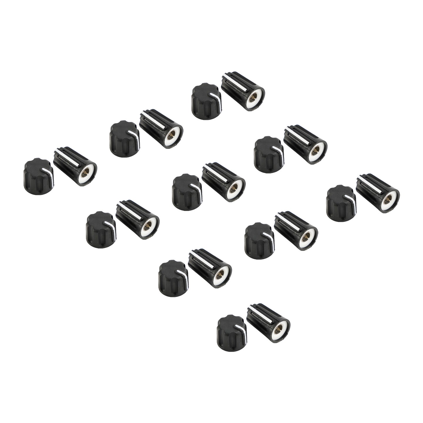 10Set Volume Control + Channel Selector Knob Cap For Motorola P6600 P6620 Radio