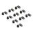 10Set Volume Control + Channel Selector Knob Cap For Motorola P6600 P6620 Radio