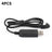 4PCS Walkie-talkie USB Charger Cable Fit for BaoFeng UV5RE UV-5R