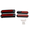 Set of 4 Scooter Side Covers with Rear Reflector for Xiaomi 4 Pro(1st Gen)
