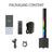 2.1 Channel Bluetooth Speaker System for Home Theater, Detachable Sound Tower with 4" Subwoofer, RGB Lights & Remote for TV, Gaming, Karaoke