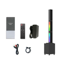 2.1 Bluetooth Speaker System – RGB Detachable TWS Wireless Subwoofer for Home Theater & Karaoke
