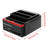 Multifunction 2.5 3.5" HDD Docking Station USB 3.0 Clone Hard Drive Card US