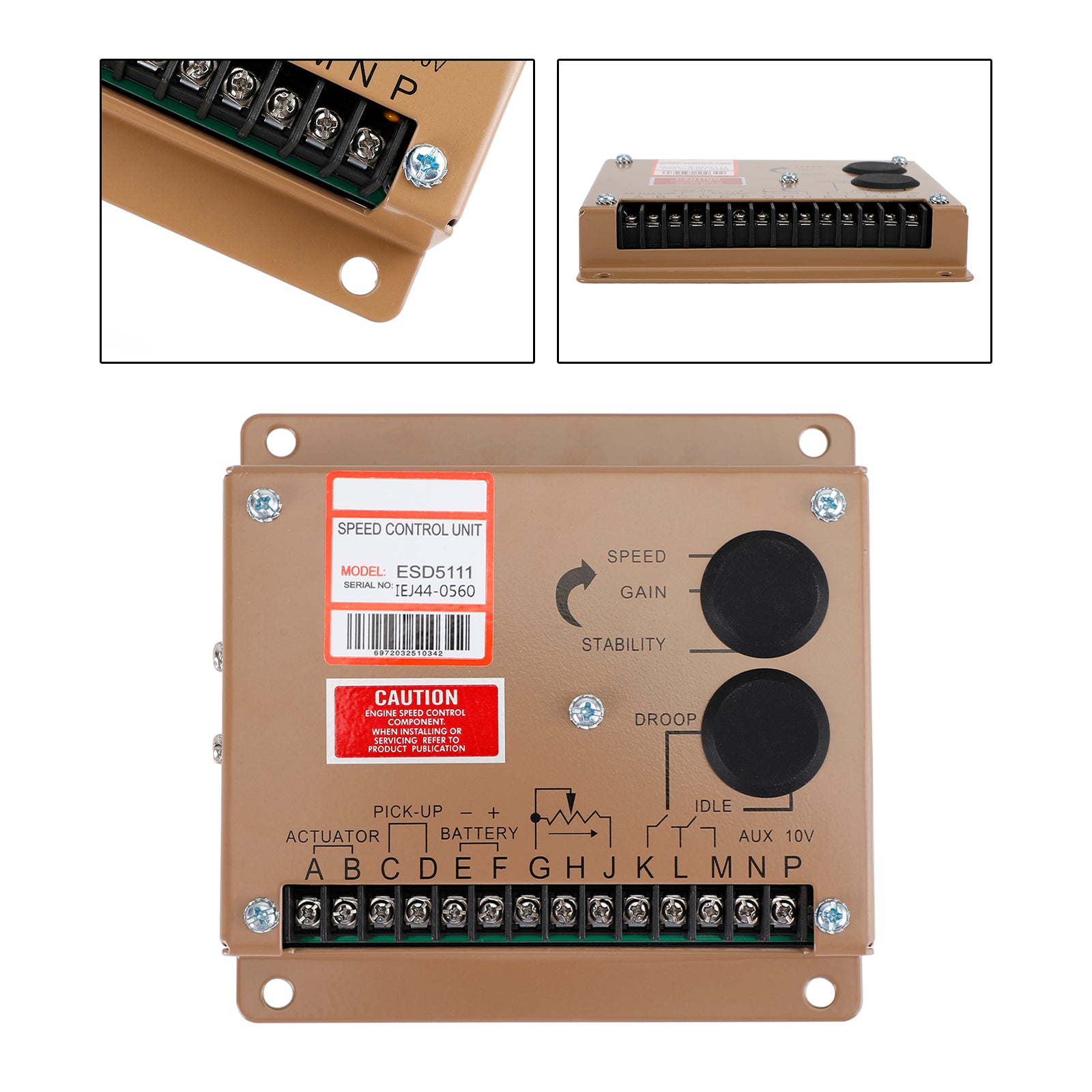 ESD5111 Generator Genset Parts Electronic Engine Speed Controller Governor