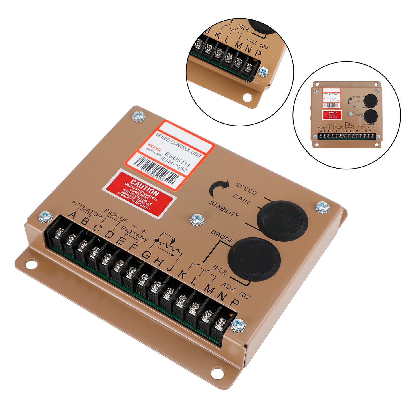 ESD5111 Generator Genset Parts Electronic Engine Speed Controller Governor