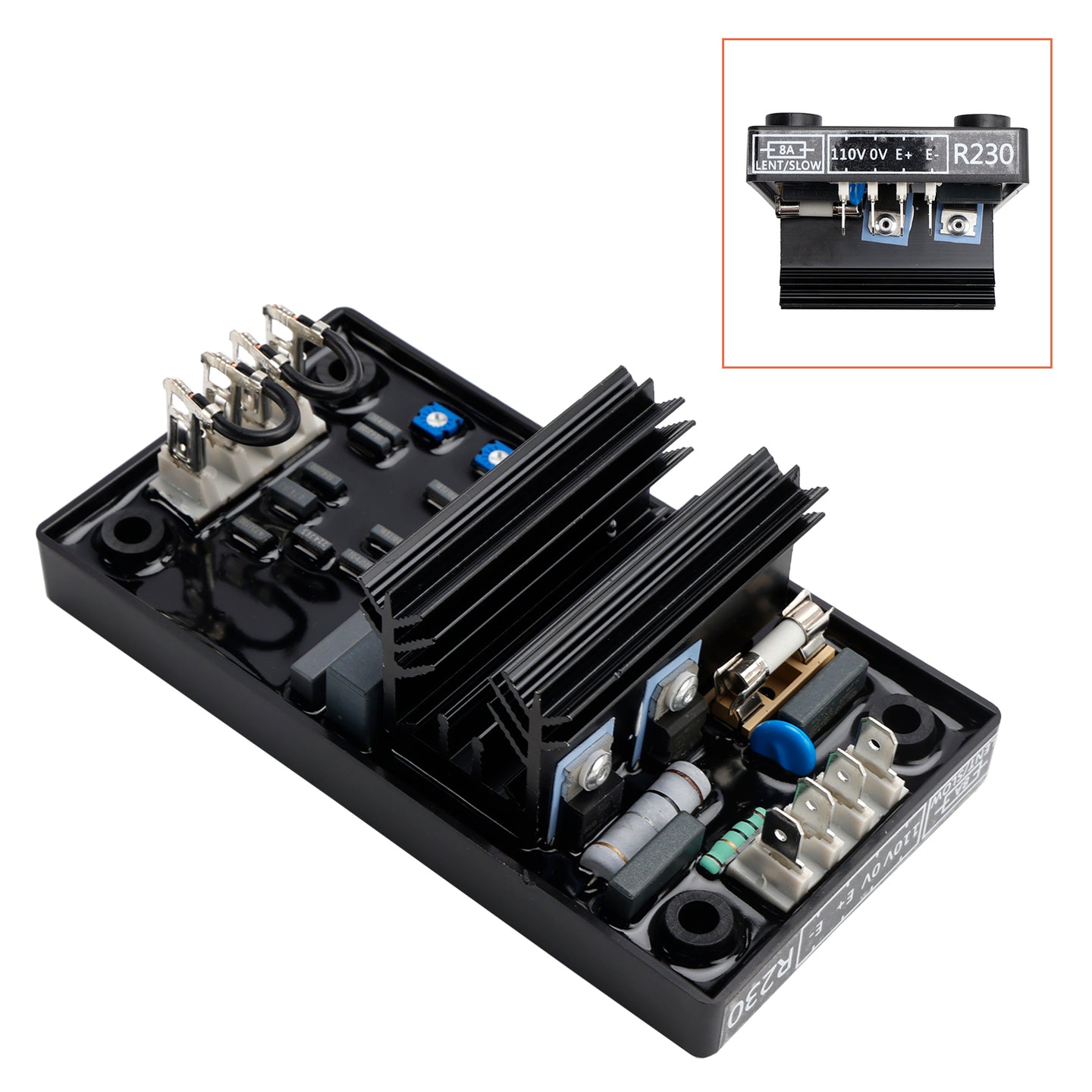 Automatic Voltage Regulator AVR R230 Compatible With Leroy Somer Generator