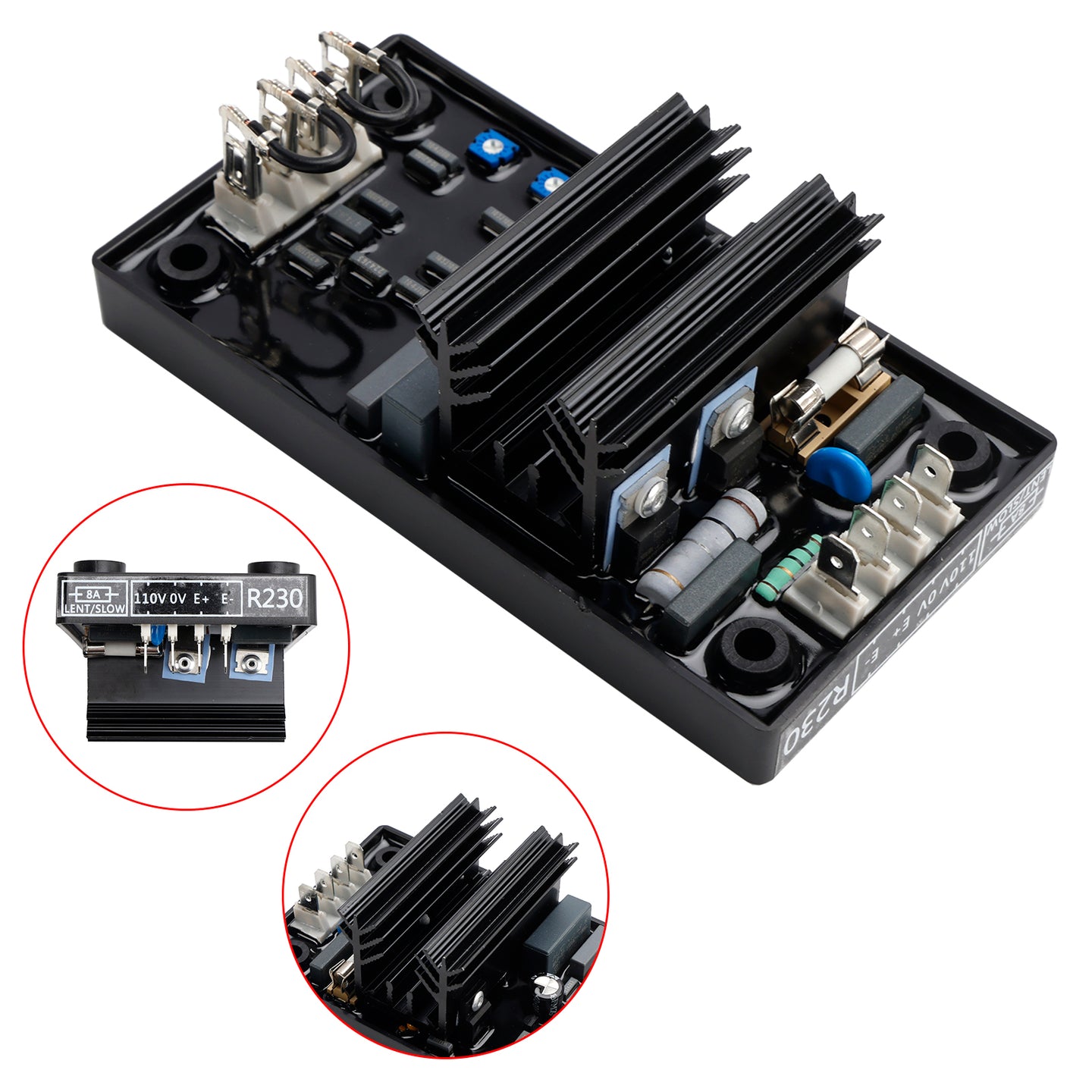 Automatic Voltage Regulator AVR R230 Compatible With Leroy Somer Generator
