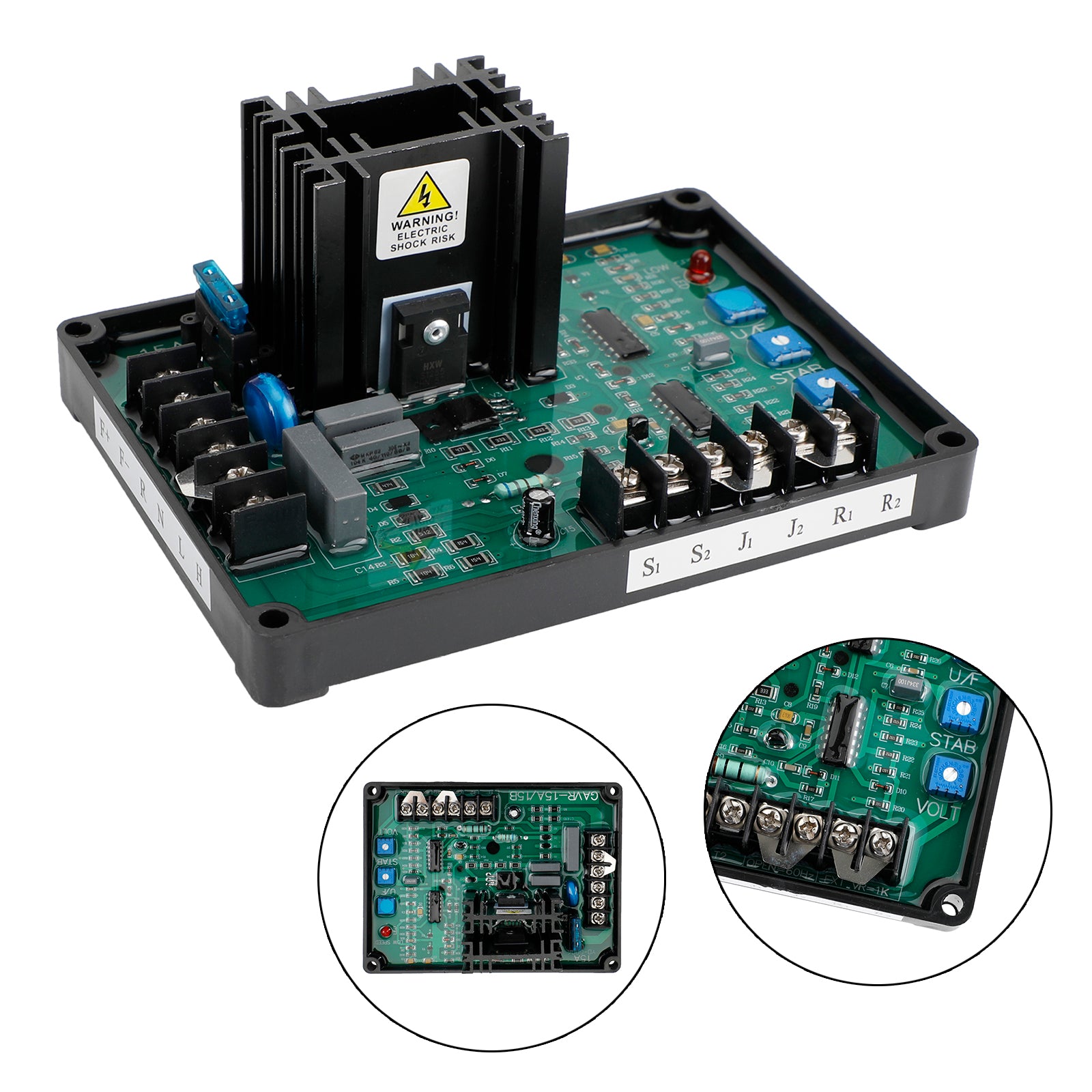 GAVR-15A AVR Universal/Brushless Generator Automatic Voltage Regulator Module