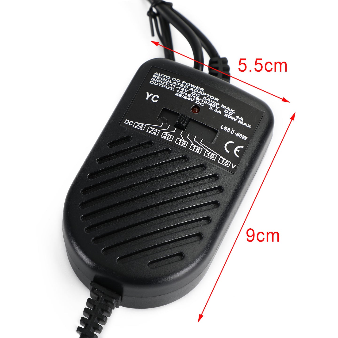 80W Car Laptop Notebook Charger Travel Adapter Universal 34 Tips Power Supply
