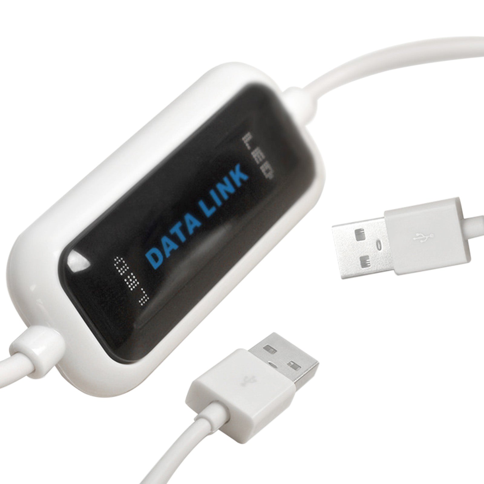 USB 2.0 PC-to-PC Data Transfer Cable, Driver-Free Link for Easy File Sync & Migration Between 2 Windows Computers