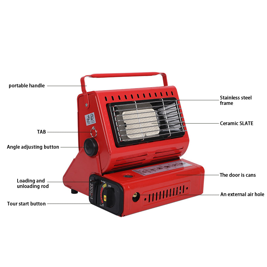 Camping Emergency Butane Heater Double Coherent Heat Source