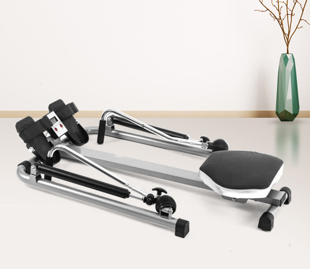 Home Gym Adjustable Exercise Rowing Machine Rower  Double Hydraulic Resistance