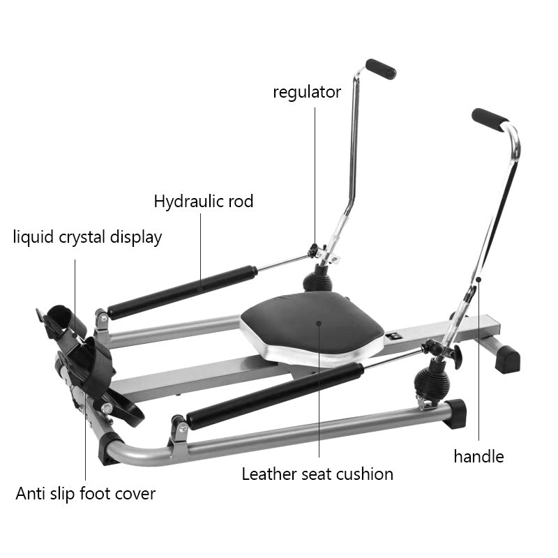 Home Gym Adjustable Hydraulic Rowing Machine Exercise Rower (Copy)