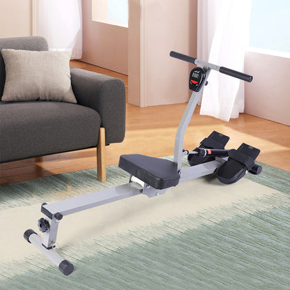 Folding Mute Single Bar Rowing Machine Home Cardio Workout