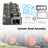 Complete Cylinder Head Kit for Kubota D1105 Engine, with Full Gasket Set & Valves, Fits RTV1100, K008 & B2410