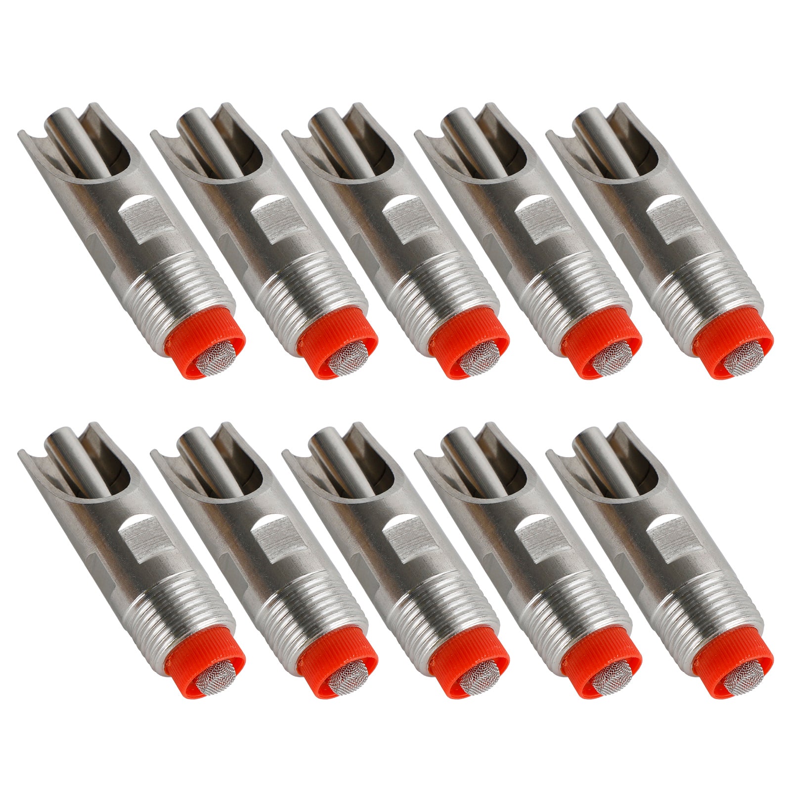 10Pcs Stainless Steel 1/2" Thread Pig Hog Automatic Nipple Drinker Waterer (Copy)