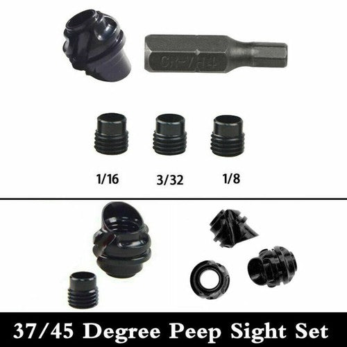 AT2 Degree Sight Lens Archery Bow Peep 45/37 Hooded Aperture (Copy)