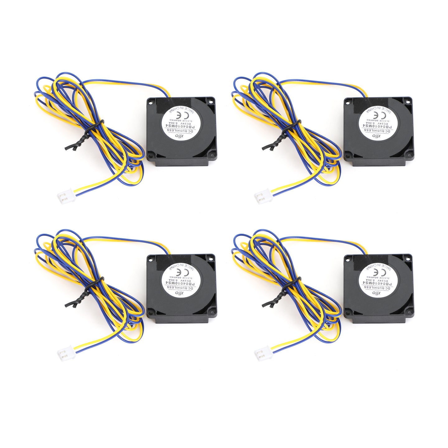 4x 3D Printer Cool Radial Turbo Blower Fan 24V 4010 40MM For ENDER 3 CR-10S PRO