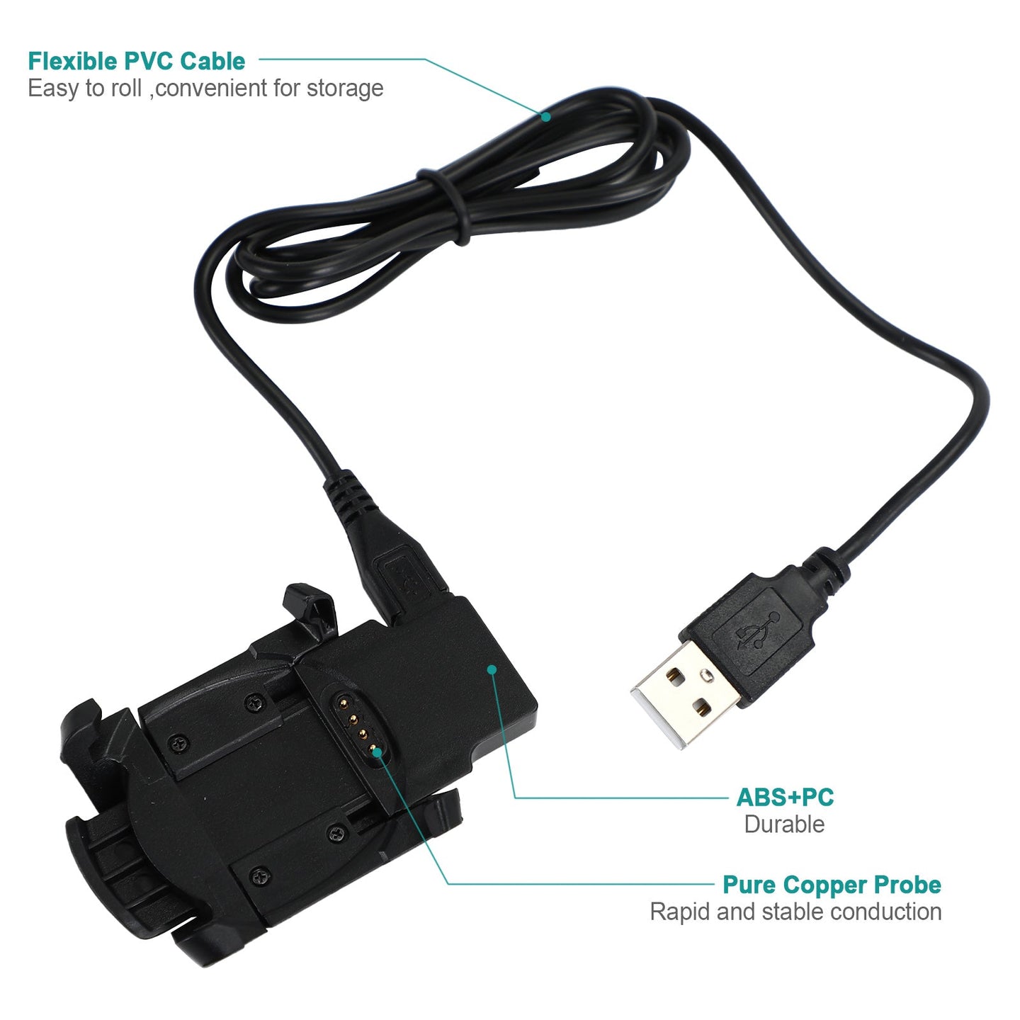 USB Data Charger Dock Cable For Fenix 3/Fenix 3 HR/Fenix 3 Sapphire GPS Watch