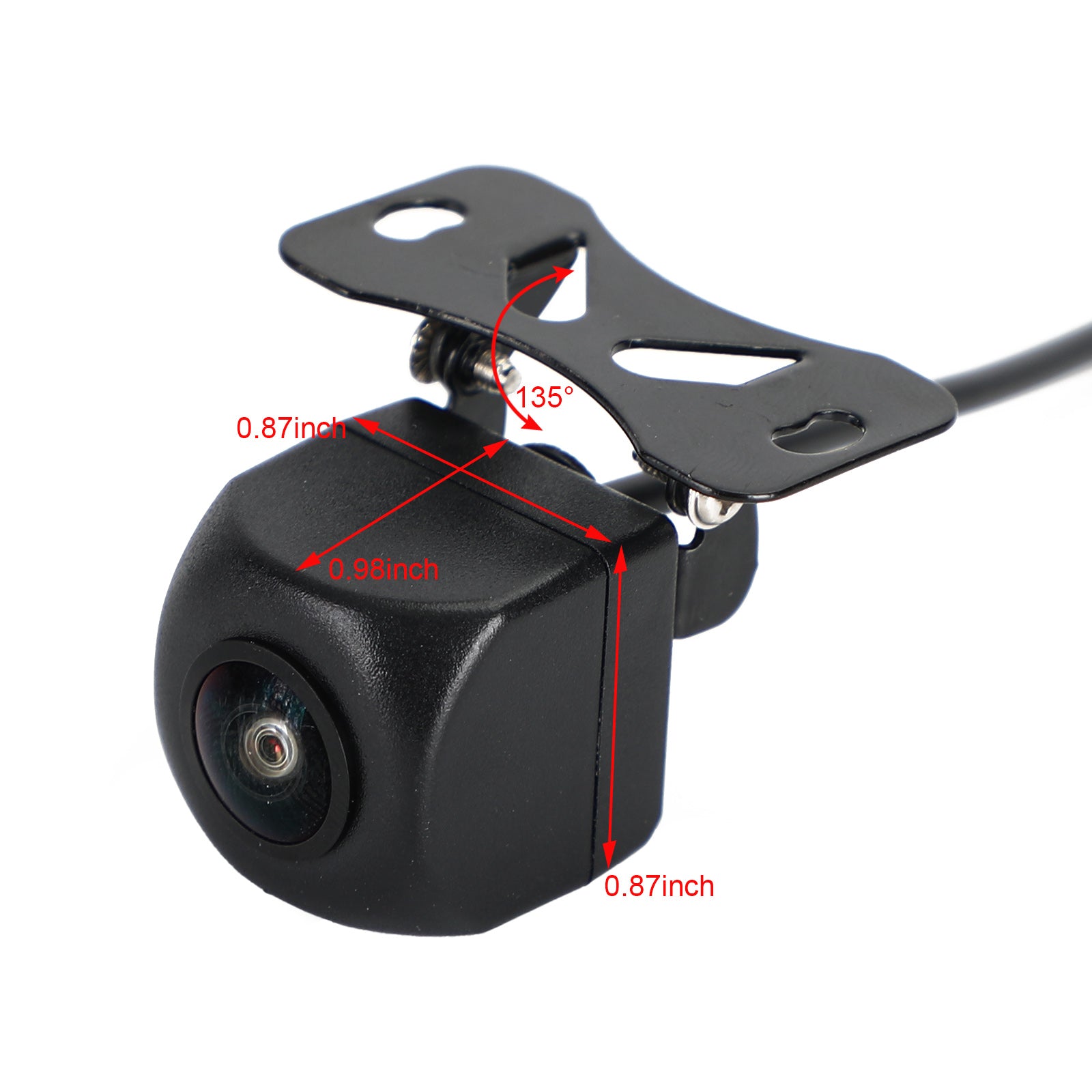 Dynamic Trajectory Car Backup Camera – Rear View Reverse Parking Camera with Moving Guide Lines
