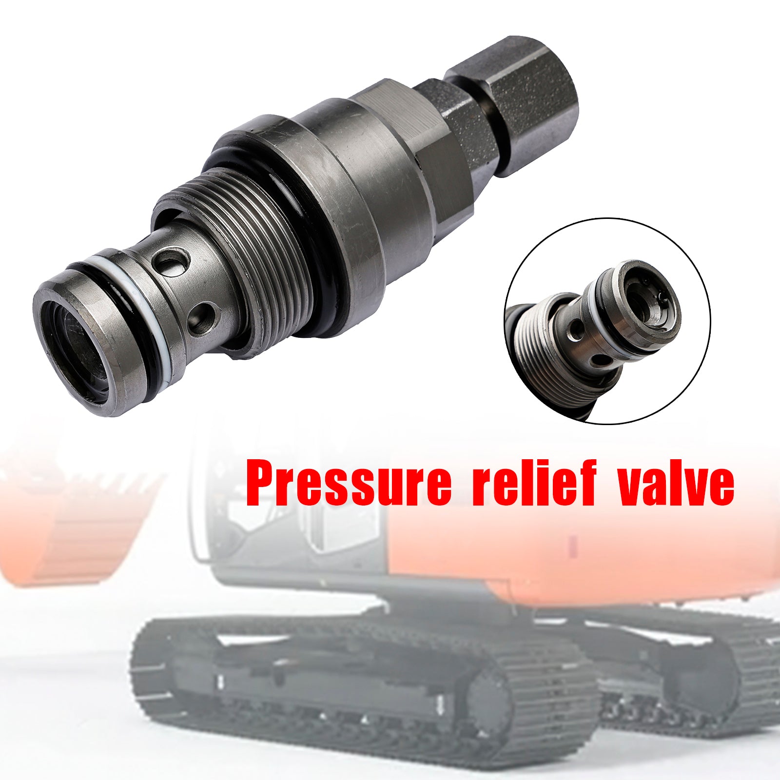 4372683 Service Relief Valve For Hitachi ZAX110 ZX120 EX120-5 EX130-5 EX120-2