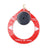 Donut Red AM MW HF Antenna Mini Loop Antenna for Malahiteam DSP DSP2 Receiver