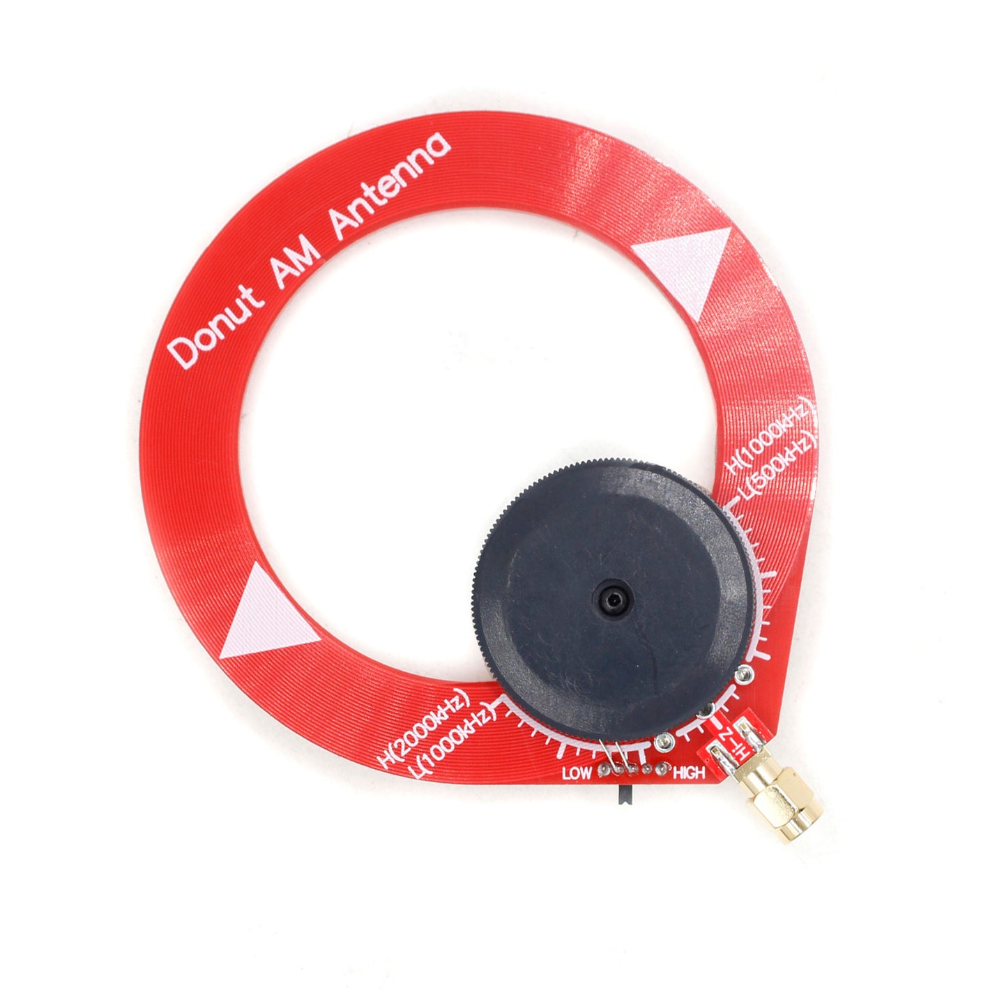 Donut Red AM MW HF Antenna Mini Loop Antenna for Malahiteam DSP DSP2 Receiver