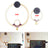2 PCS Donut VHF UHF FM Mini Loop Antenna 400M-470MHz 80M-150MHz SMA Loop Antenna