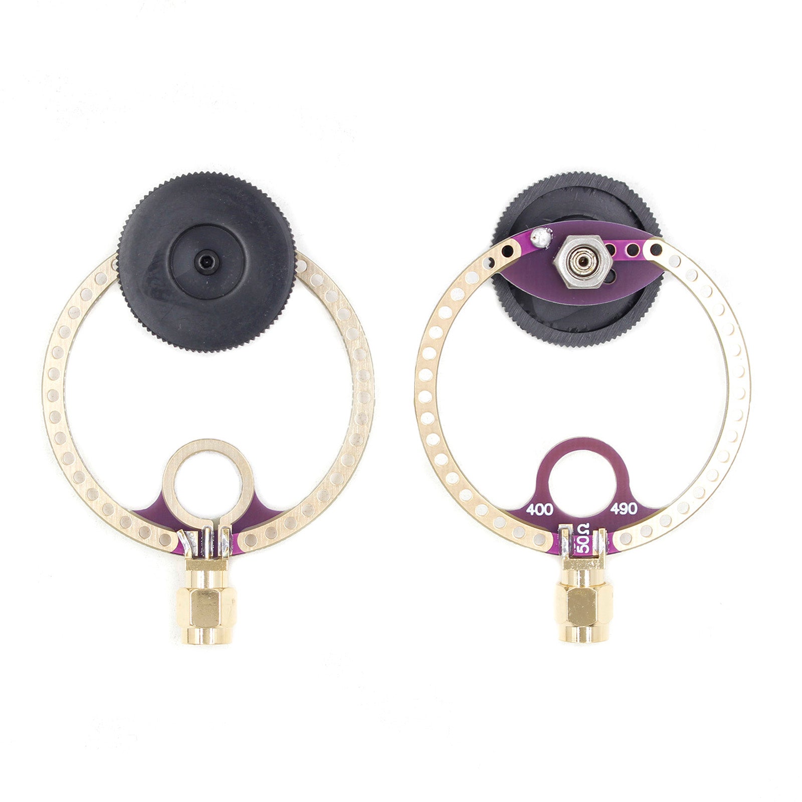 2 PCS Donut VHF UHF FM Mini Loop Antenna 400M-470MHz 80M-150MHz SMA Loop Antenna