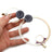 2 PCS Donut VHF UHF FM Mini Loop Antenna 400M-470MHz 80M-150MHz SMA Loop Antenna