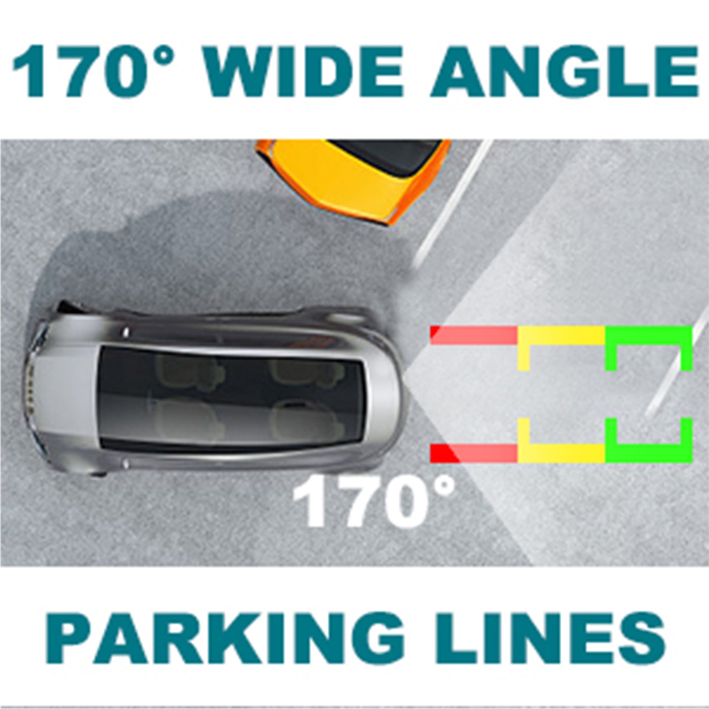 7inch Display AHD 1080P Wireless 1CH Rear View Backup Camera Kit for Truck Trailer