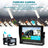 7inch Display AHD 1080P Wireless 2CH Rear View Backup Camera Kit for Truck Trailer