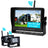 7inch Display AHD 1080P Wireless 2CH Rear View Backup Camera Kit for Truck Trailer