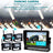 7" Display AHD 1080P Wireless 4CH Rear View Backup Camera Kit for Truck Trailer