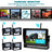 7" Display AHD 1080P Wireless 4CH Rear View Backup Camera Kit for Truck Trailer