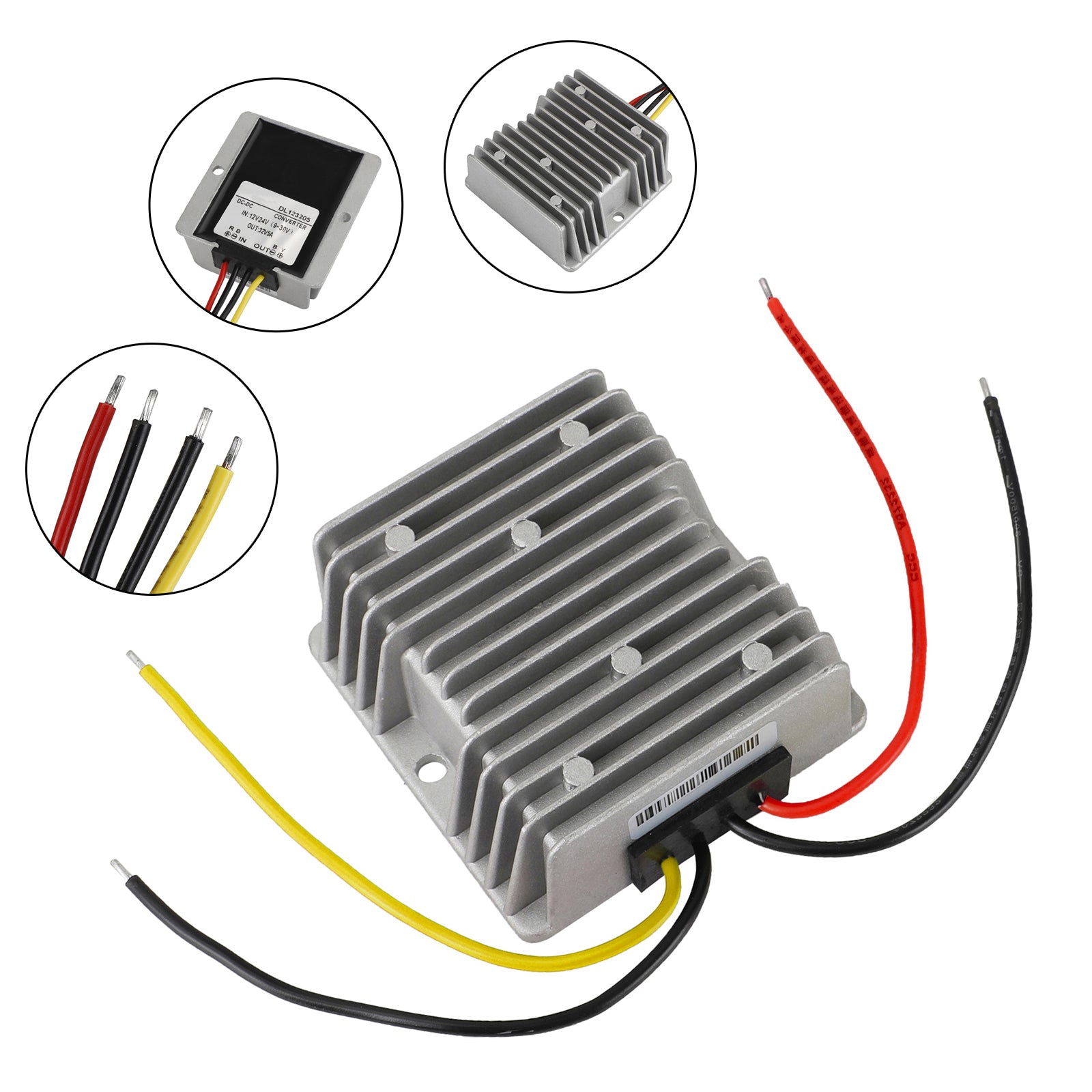 DC-DC 12/24V-32V 5A 160W Step Up Car Power Supply Converter Regulator Waterproof