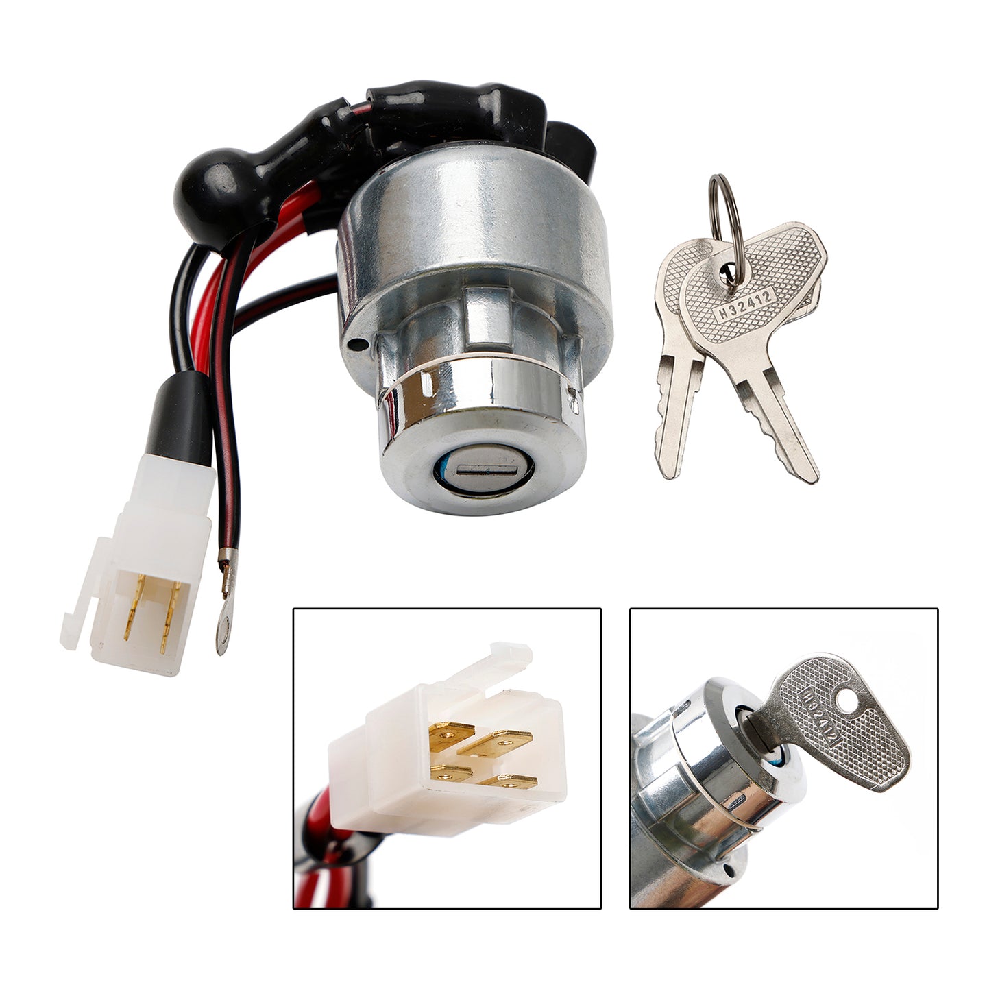 Ignition Switch W/2 Keys 38180-31800 Fits For Kubota L1802 L2002 L2202 Tractor