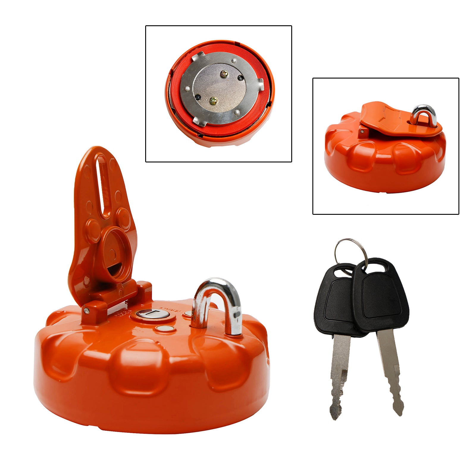 Fuel Tank Cap W/2 Keys 2188-9004 For Daewoo Doosan DH220-5 DH340-5 DH130-5